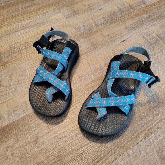 CHACO ZX/2 Sandals Shoes Waterp Gorp Hiking Strap Buckle Blue Diamond WOMEN'S 6 - Picture 2 of 8
